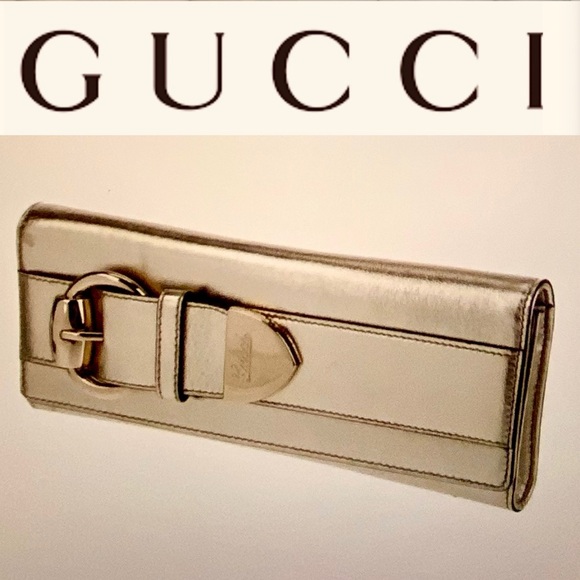 Gucci champagne gold color Clutch - Picture 3 of 11